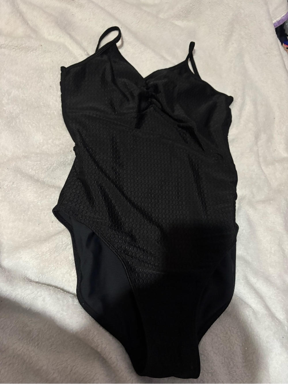 Black chic ballet leotard